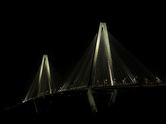 Ravenel Bridge at Night 2