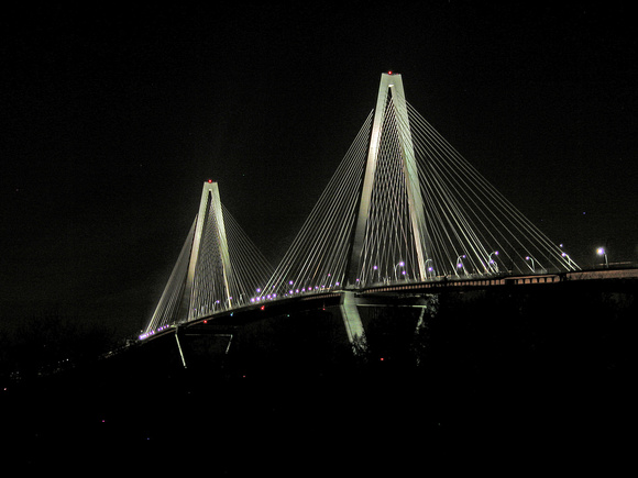 Ravenel Bridge at Night